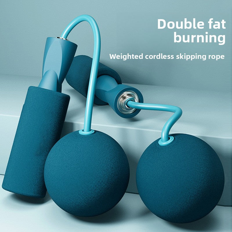 Cordless Gravity Jump Rope – Heavy Weighted Skipping Rope for Fitness & Fat Burning