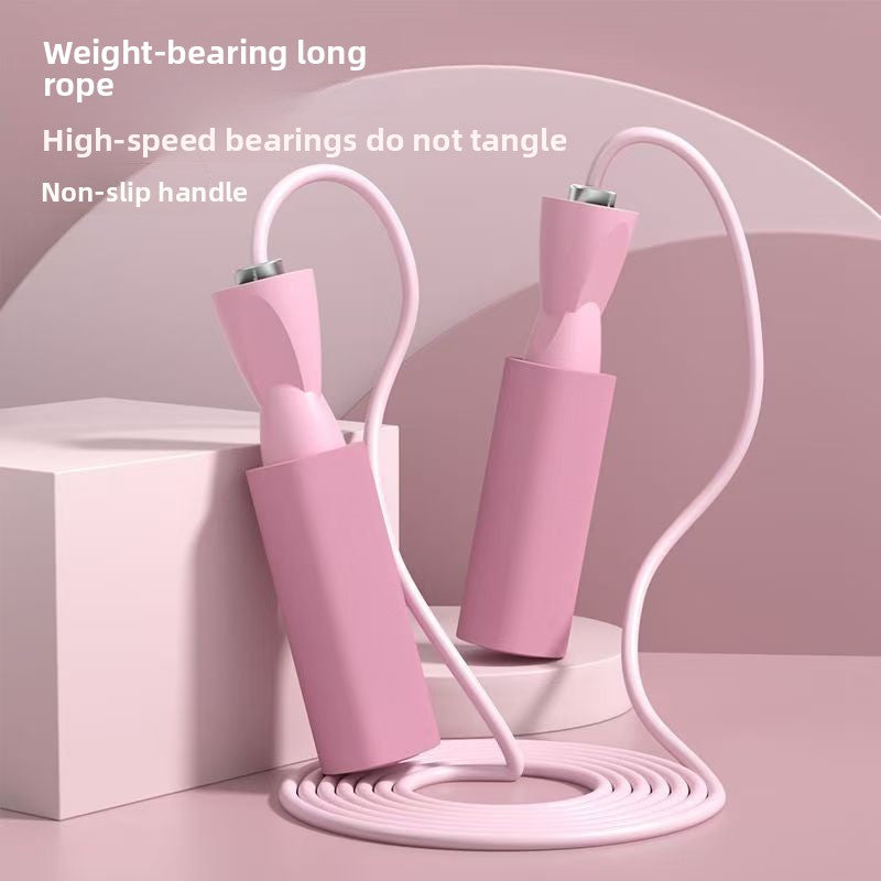 Weighted Cordless Jump Rope for Women & Adults – Fat Burning Fitness Skipping Rope