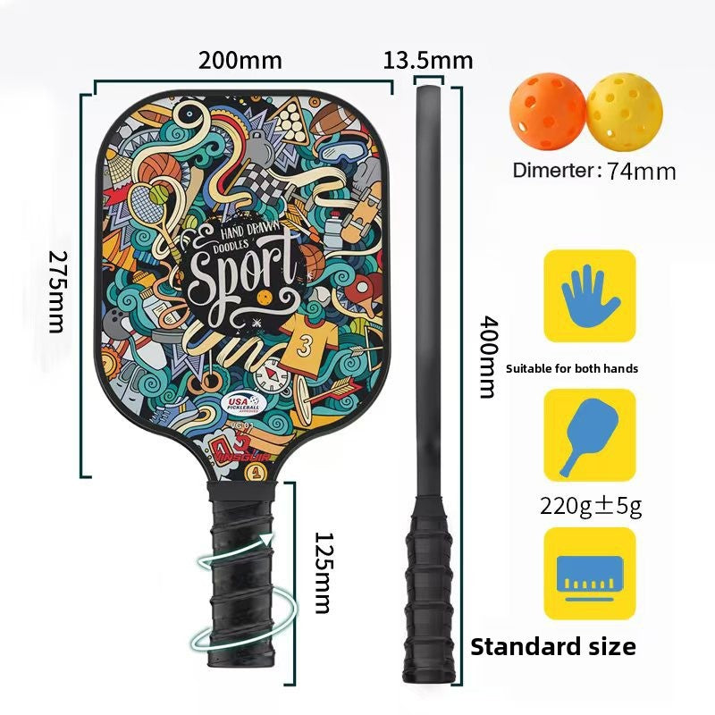 Children's pickleball rackets Selkirk carbon fiber cross-border T700 complete set of pickleball
