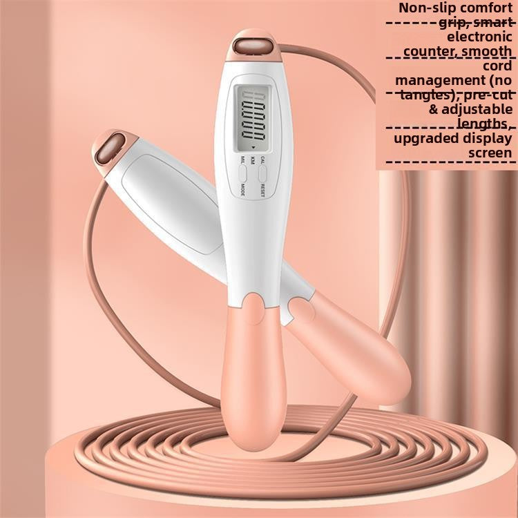 Smart Cordless Jump Rope with Intelligent Counter – Fitness Skipping Rope for Home & Gym