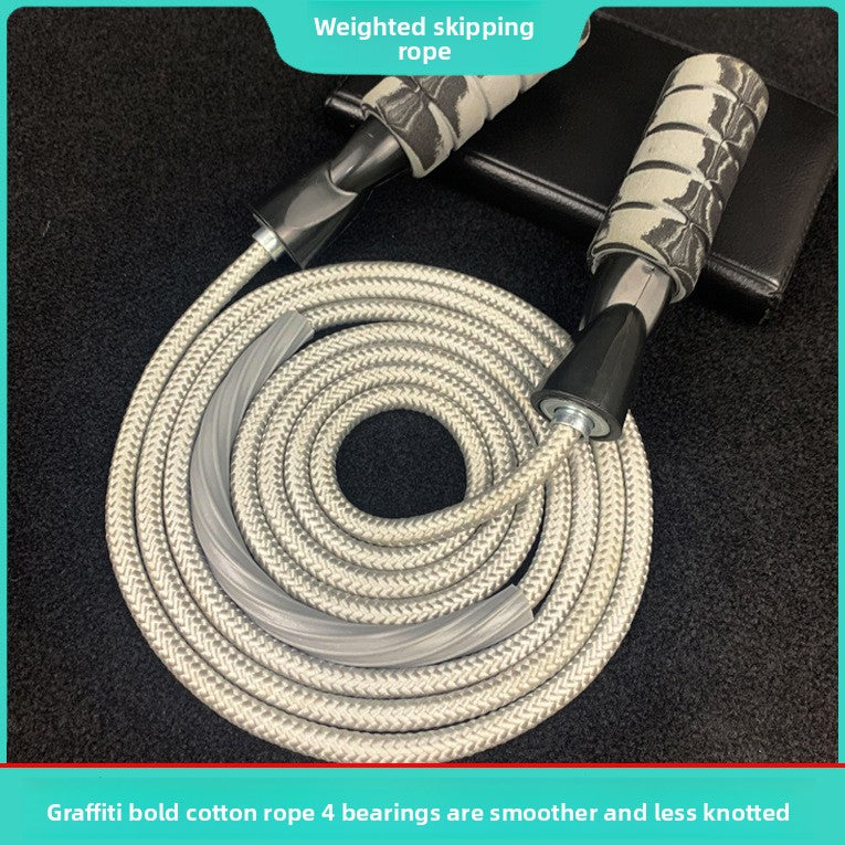 Weighted Jump Rope for Adults & Students – Professional Skipping Rope for Fitness & Weight Loss