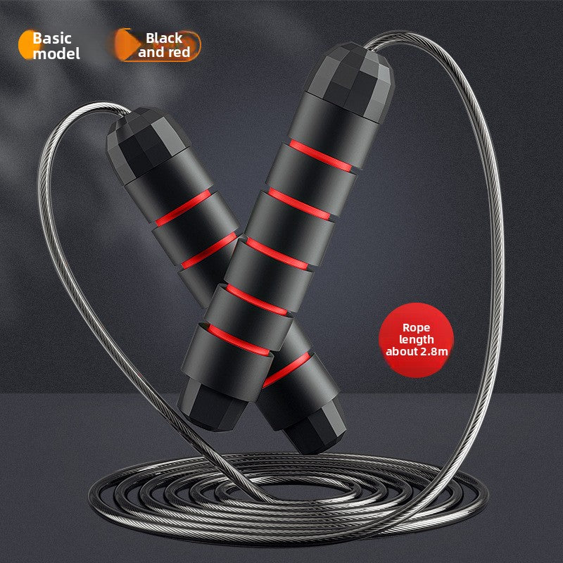 Weighted Steel Wire Jump Rope for Adults – Heavy Gravity Skipping Rope for Fat Burning & Fitness