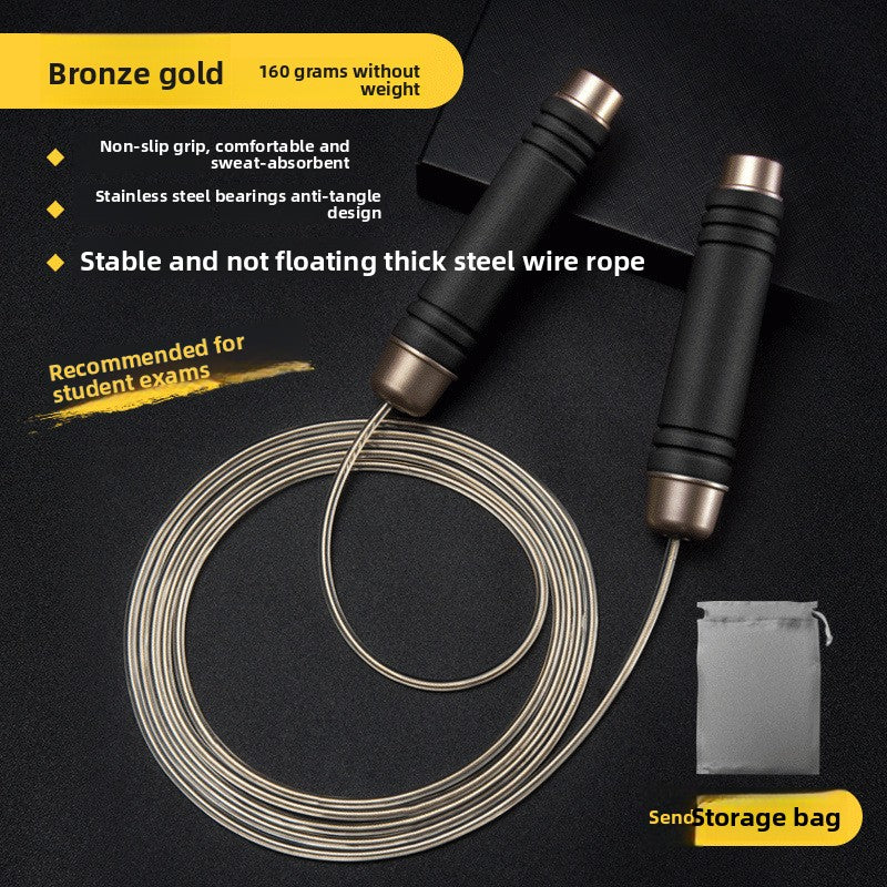 Weighted Jump Rope for Adults – Professional Competition Skipping Rope for Fitness & Weight Loss