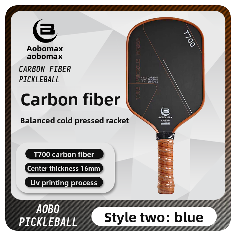 Vitality Pioneer Pickleball Racket T700 Carbon Fiber Frosted Cold-Pressed Integrated Professional-Grade Complete Set of Ball Plates and Rackets Official Authentic Product