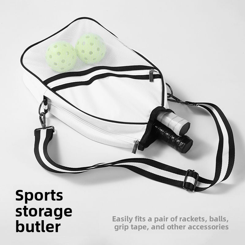 Pickleball-specific ball bag, hand-held storage bag, pickleball racket, tennis sports universal single-shoulder backpack