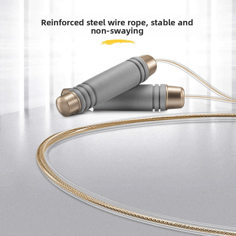 Weighted Jump Rope for Adults – Professional Competition Skipping Rope for Fitness & Weight Loss