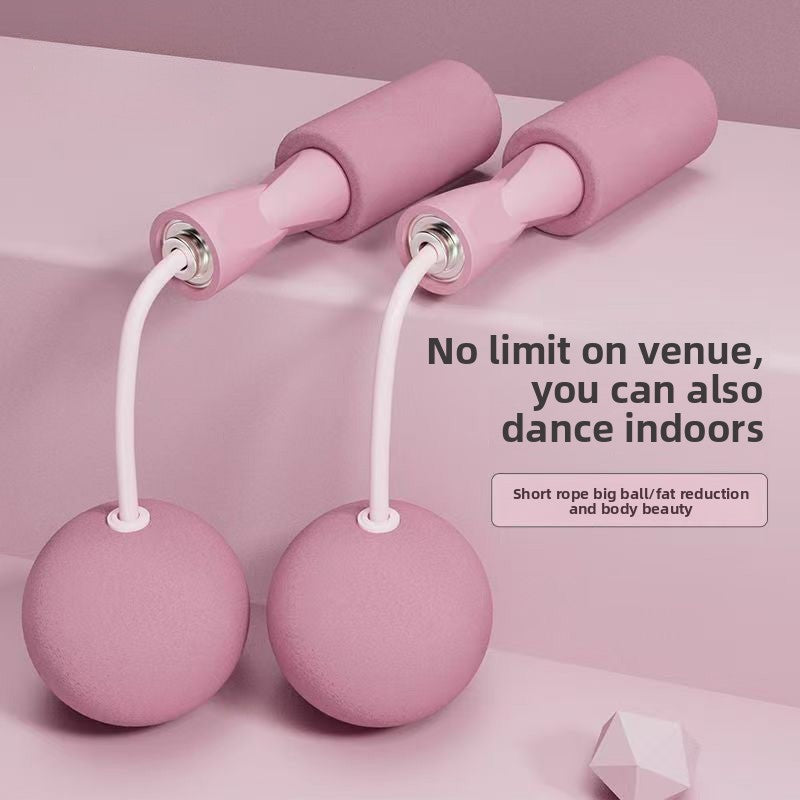 Weighted Cordless Jump Rope for Women & Adults – Fat Burning Fitness Skipping Rope