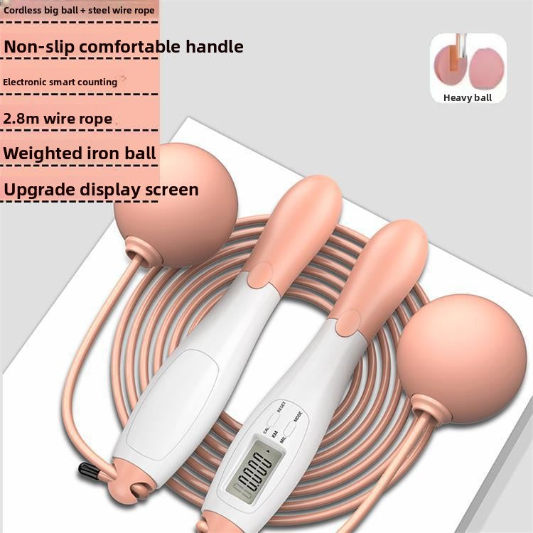 Smart Cordless Jump Rope with Intelligent Counter – Fitness Skipping Rope for Home & Gym