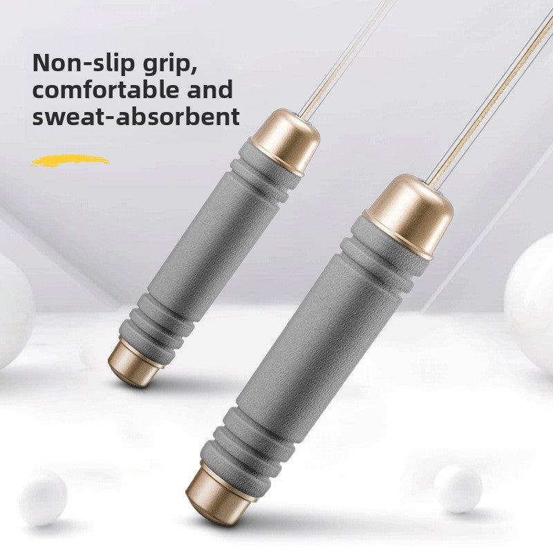 Weighted Jump Rope for Adults – Professional Competition Skipping Rope for Fitness & Weight Loss