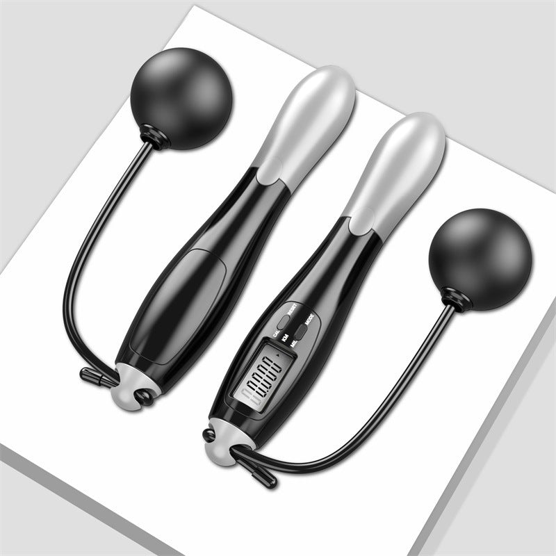 Smart Cordless Jump Rope with Intelligent Counter – Fitness Skipping Rope for Home & Gym