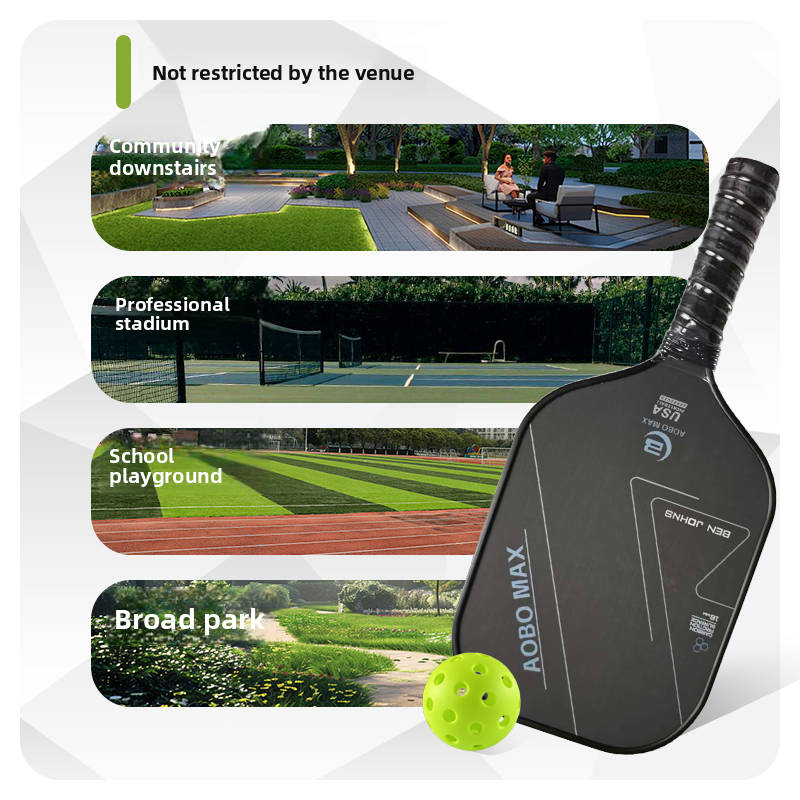 T700 Carbon Fiber Pickleball Paddle - Offensive, Frosted Gradient