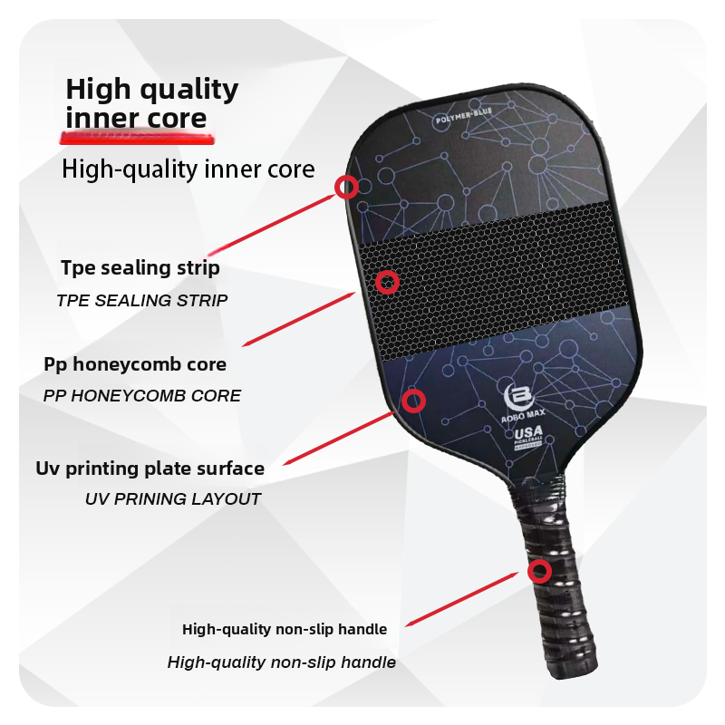 T700 Carbon Fiber Cold-Press Pickleball Paddle Set - Pro Grade