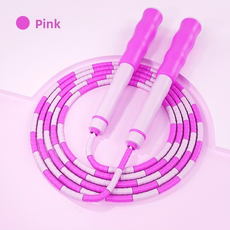 Bamboo Jump Rope for Kids – Adjustable, Tangle-Free with Name Writing Option