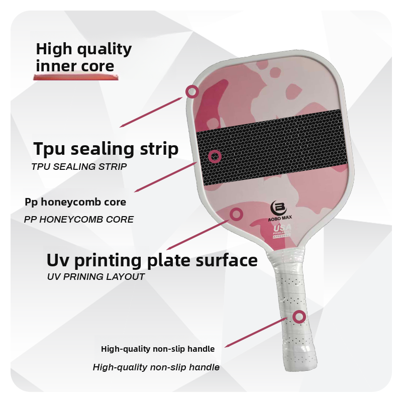 Vitality Pioneer Children's Pickleball Racket, Cartoon Fiberglass Pickleball Racket, High-Quality Non-Slip Racket, Sports Star, Sports Ball