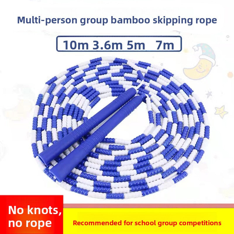 Group Bamboo Jump Rope – Multi-Person Long Rope for Kids & Schools