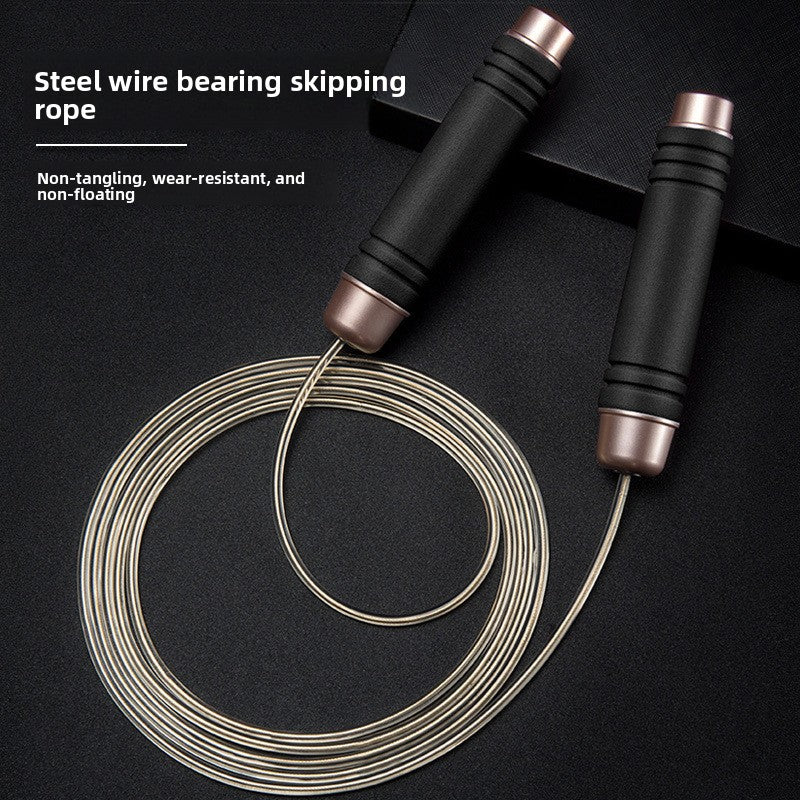 Weighted Jump Rope for Adults – Professional Competition Skipping Rope for Fitness & Weight Loss