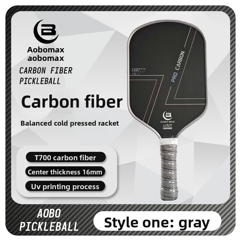 Vitality Pioneer Pickleball Racket T700 Carbon Fiber Frosted Cold-Pressed Integrated Professional-Grade Complete Set of Ball Plates and Rackets Official Authentic Product