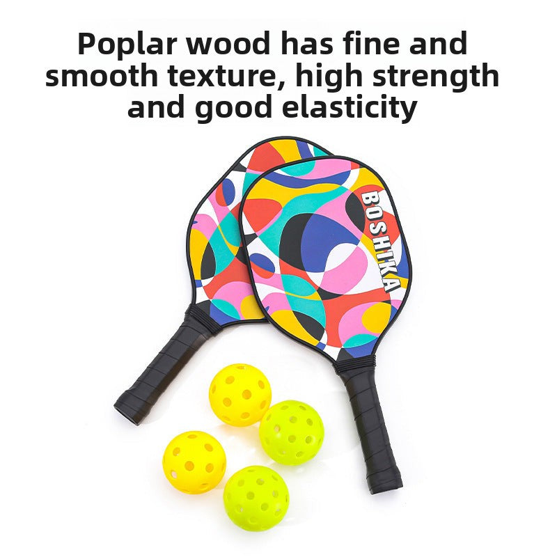 Hot-selling pickleball racket sets: student and adult training rackets, cartoon entertainment racket sets, direct sales rackets