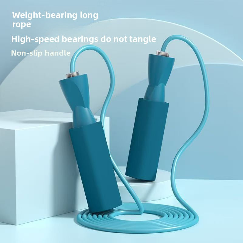 Weighted Cordless Jump Rope for Women & Adults – Fat Burning Fitness Skipping Rope