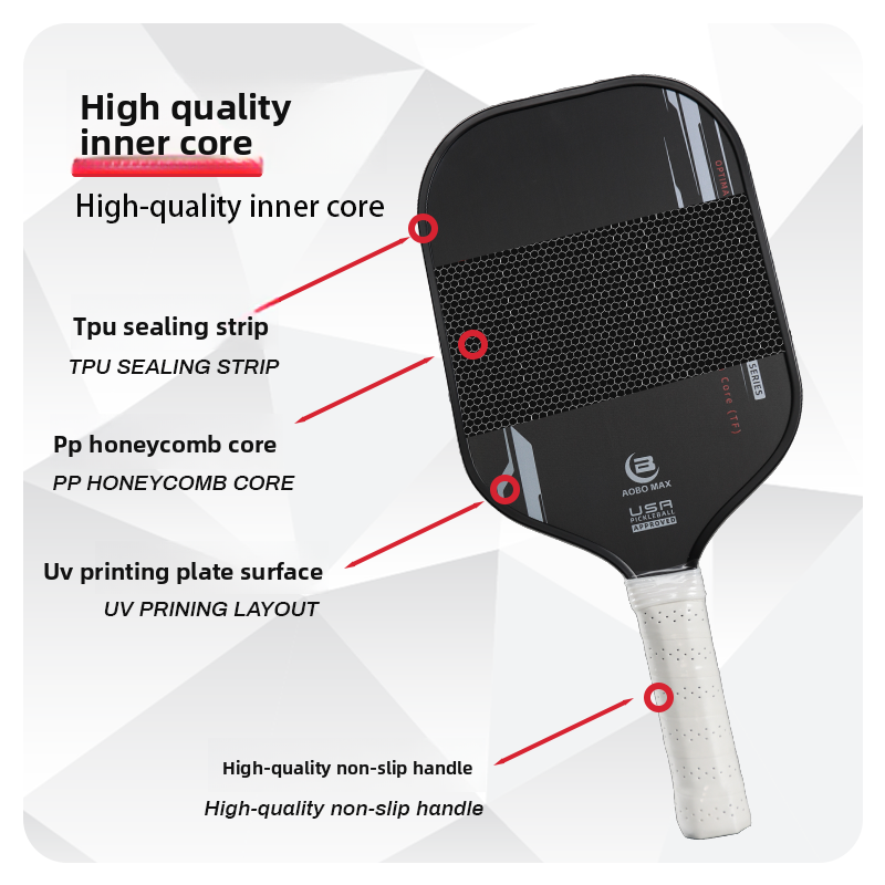 4th Gen Carbon Fiber Pickleball Paddle - Tournament Complete Set