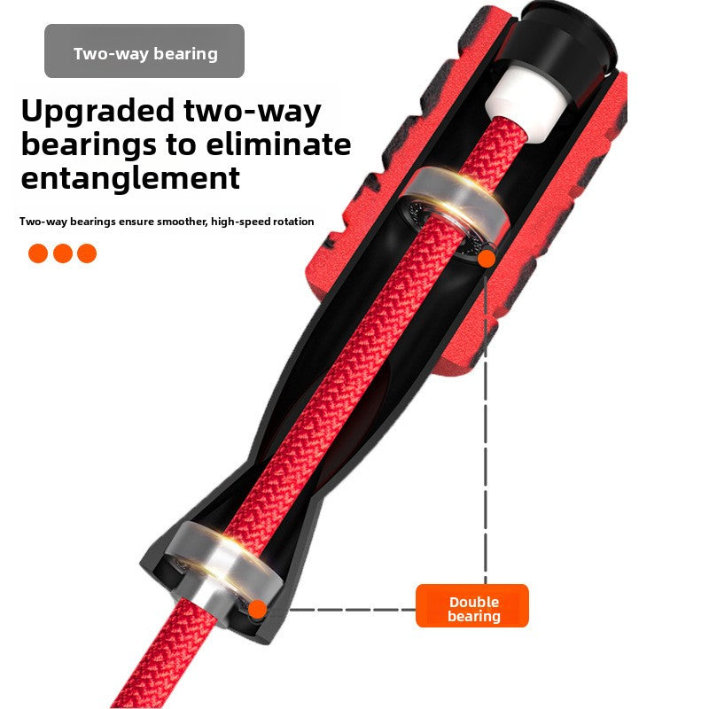 Weighted Jump Rope for Adults & Students – Professional Skipping Rope for Fitness & Weight Loss