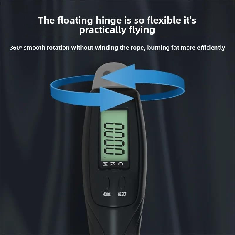 Cordless Jump Rope with Counter – Smart Fitness Skipping Rope for Indoor Training