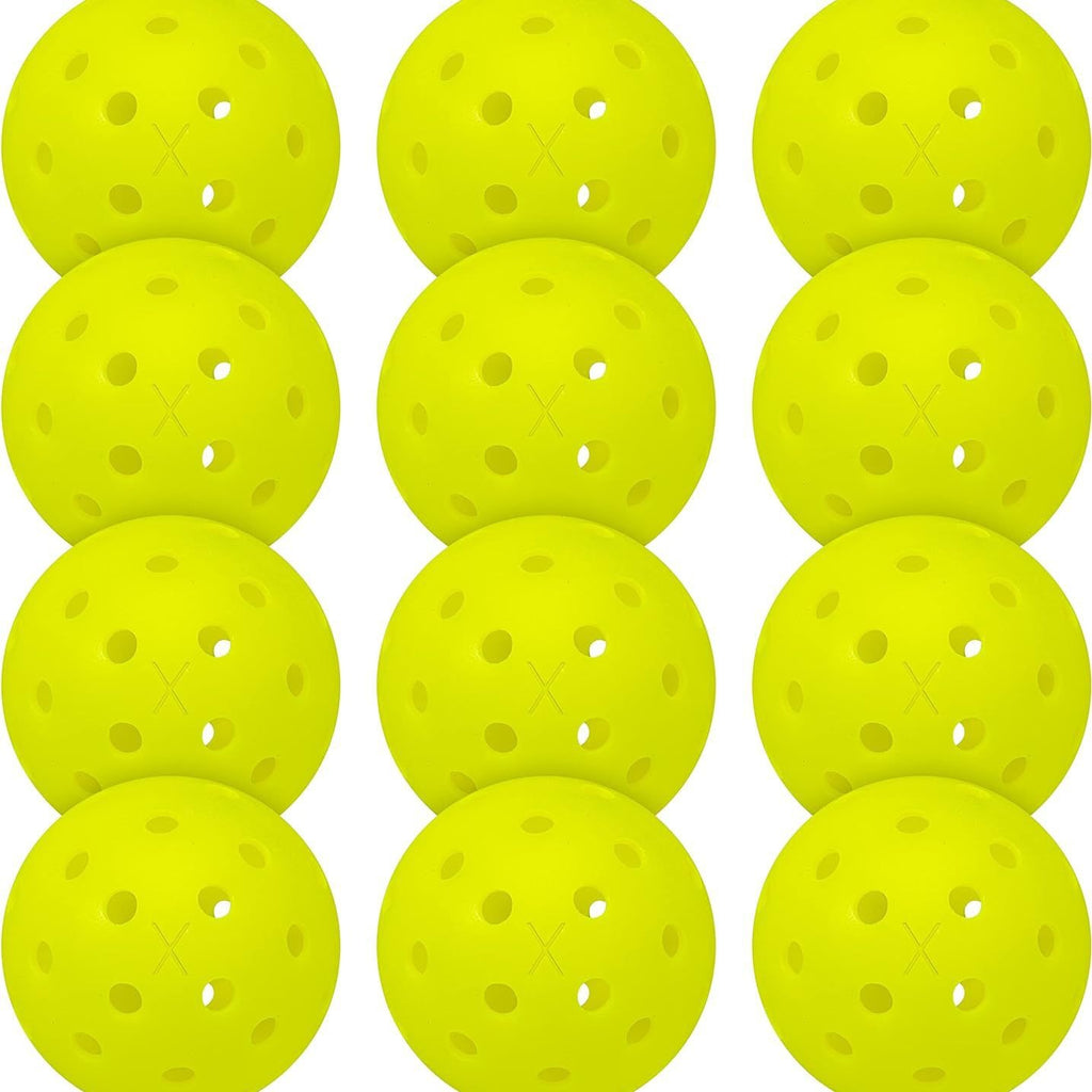 Vitality Pioneer Outdoor Pickleball Integrated Ball, High Elasticity, Durable, Outdoor Ball, PE Material