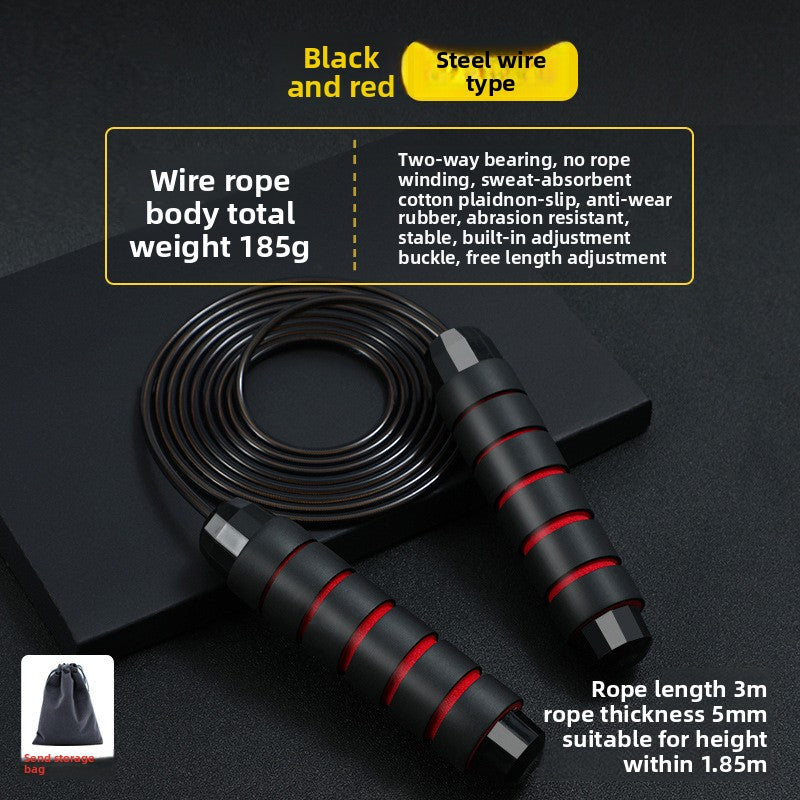 Weighted Jump Rope for Adults – Professional Competition Skipping Rope for Fitness & Weight Loss