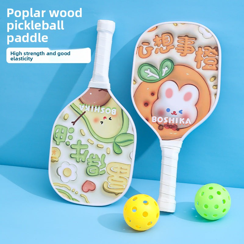 Hot-selling pickleball racket sets: student and adult training rackets, cartoon entertainment racket sets, direct sales rackets