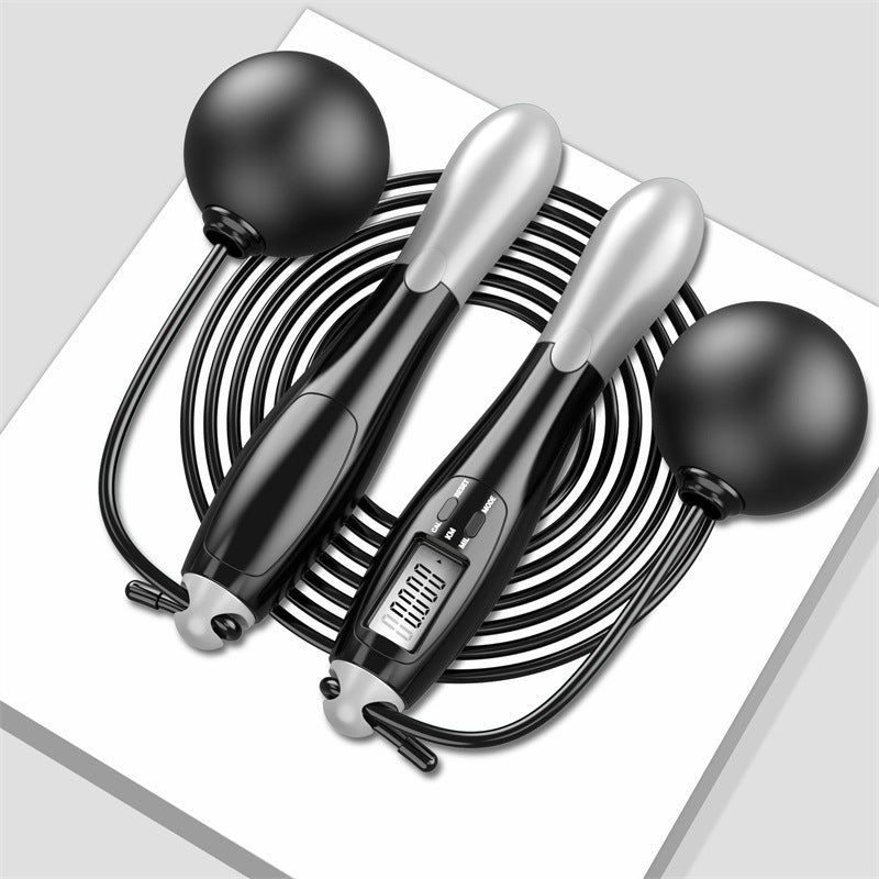Smart Cordless Jump Rope with Intelligent Counter – Fitness Skipping Rope for Home & Gym