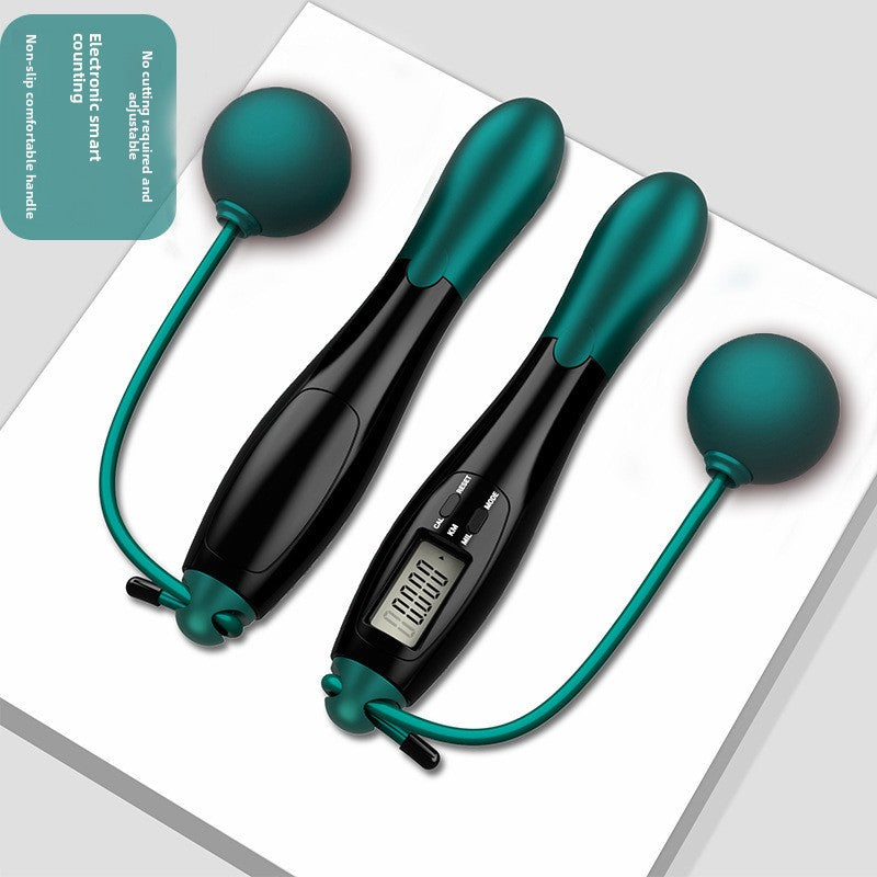 Smart Cordless Jump Rope with Intelligent Counter – Fitness Skipping Rope for Home & Gym