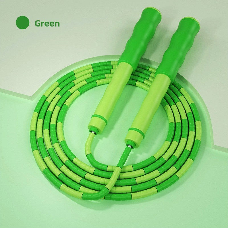 Bamboo Jump Rope for Kids – Adjustable, Tangle-Free with Name Writing Option