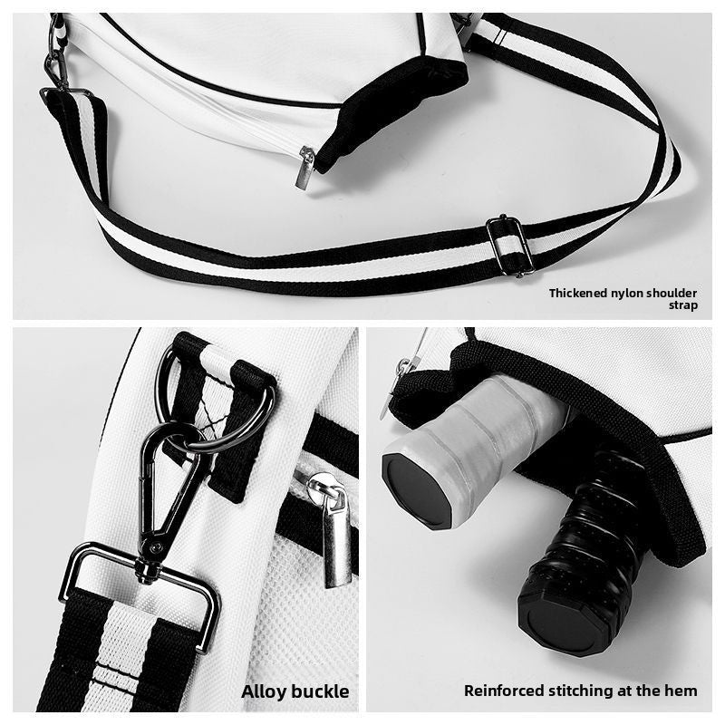 Pickleball-specific ball bag, hand-held storage bag, pickleball racket, tennis sports universal single-shoulder backpack