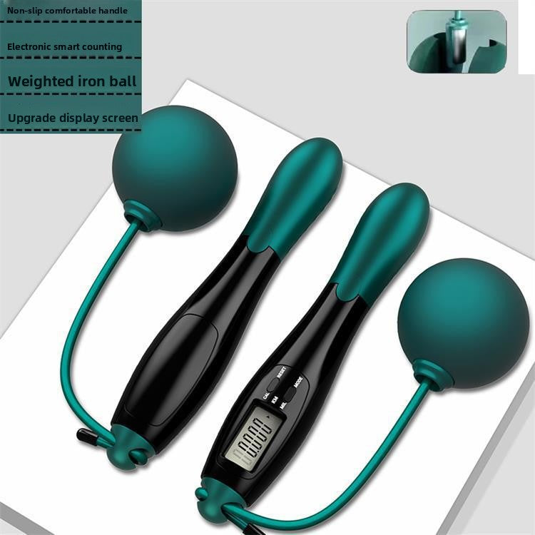 Smart Cordless Jump Rope with Intelligent Counter – Fitness Skipping Rope for Home & Gym